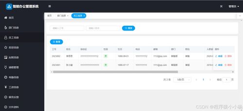 SpringBoot与Vue智能办公管理系统的设计与实现
